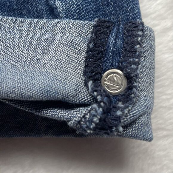 Vigoss Denim Jean Marley Shorts Women's Distressed Stretch Medium Wash Sz 27 - Picture 8 of 14